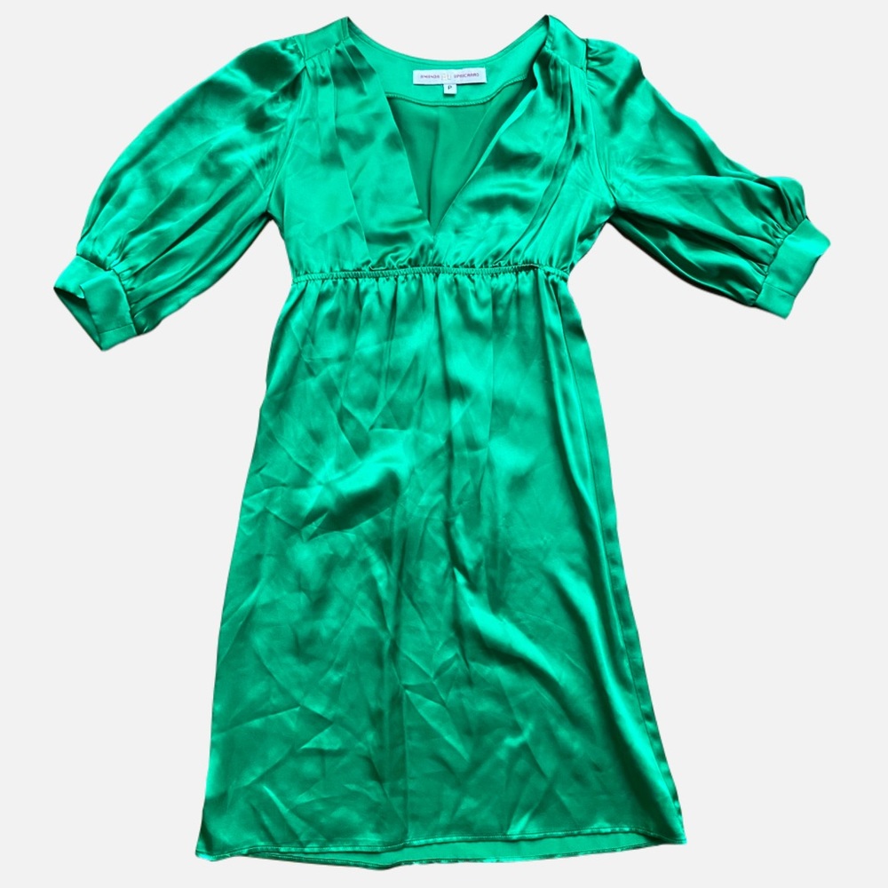 Amanda Uprichard Silk Babydoll Dress